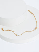 Ted Baker Tiny Heart Adjustable Bracelet Gold Tone Clear Crystal 14.5-19.5cm