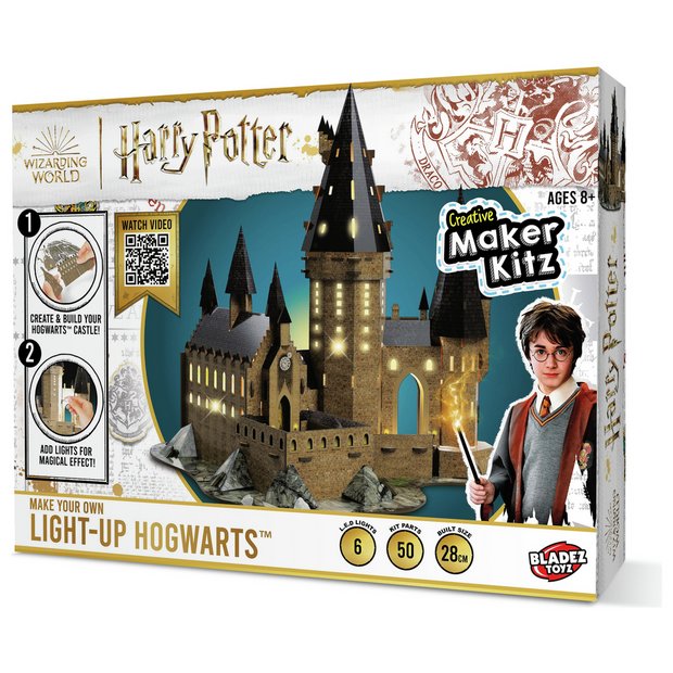 Harry Potter Light Up Hogwarts craft kit 28cm, imported from the UK