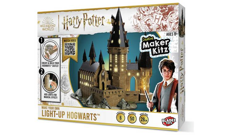 Harry Potter Light Up Hogwarts craft kit 28cm, imported from the UK