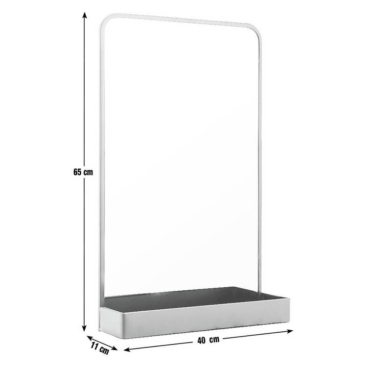 Innova mirror with shelf 65x40cm, UK version