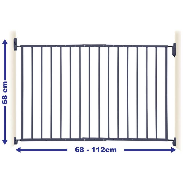 Dreambaby Arizona extendable safety gate grey, imported from the UK