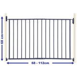 Dreambaby Arizona extendable safety gate grey, imported from the UK