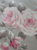 Catherine Lansfield Floral Duvet Cover Set Grey Canterbury - British product