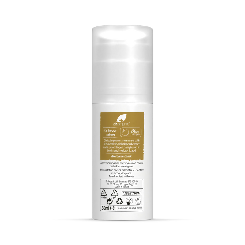 Dr Organic Pro Collagen Plus Black Pearl moisturiser 50ml - British product