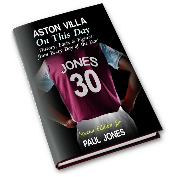 Aston Villa personalised hardback book (British brand)