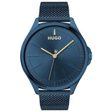 HUGO blue mesh bracelet watch 43mm - British product