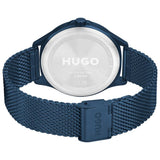HUGO blue mesh bracelet watch 43mm - British product