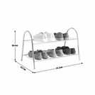 Habitat Boutique 2 Tier Shoe Rack - Black