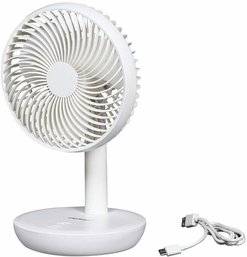Challenge White Desk Fan 6 Inch - British product
