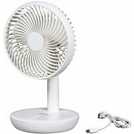 Challenge White Desk Fan 6 Inch - British product