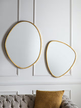 Next Gallery Home Gold Chattenden Small Mirror- Buy online at McGrocer