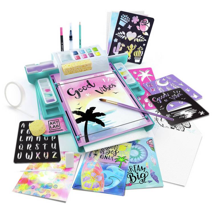 Art Lab Watercolour Studio beginner art kit for kids (British brand)