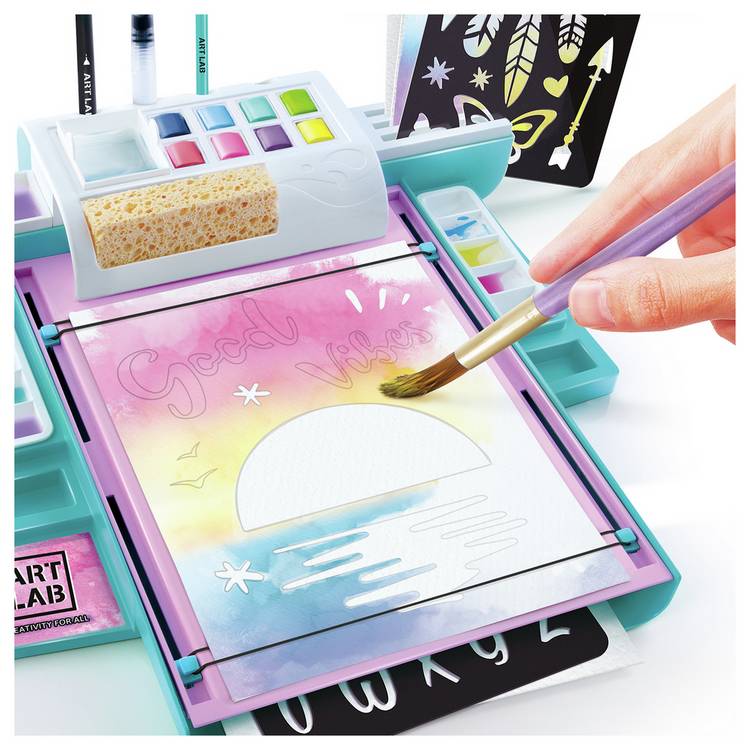 Art Lab Watercolour Studio beginner art kit for kids (British brand)