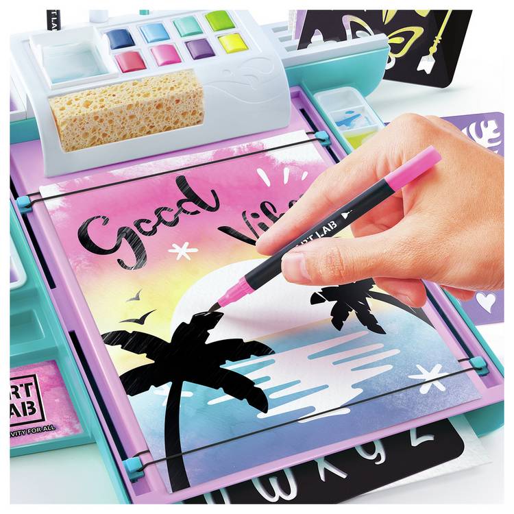 Art Lab Watercolour Studio beginner art kit for kids (British brand)
