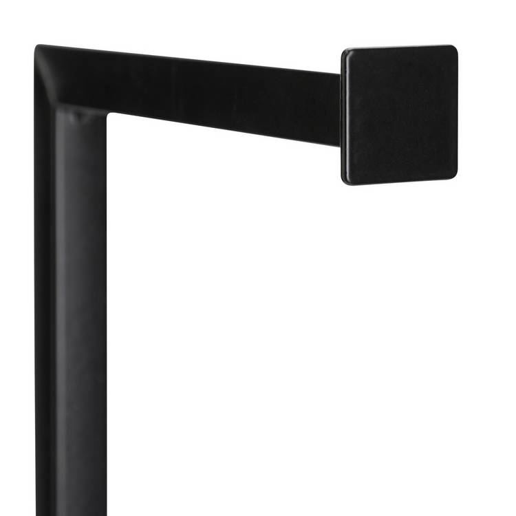 Argos Home freestanding black toilet roll holder (British brand)