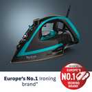 Tefal Puregliss Steam Iron Green & Black (British brand)