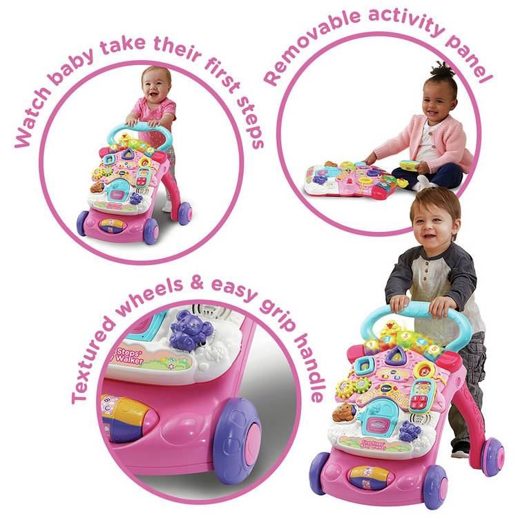 Vtech baby walker pink activity panel - British product