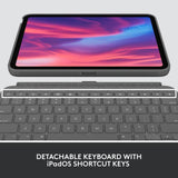 Logitech keyboard case for iPad 10th gen - British product
