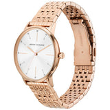 Armani Exchange rose gold-tone watch with stainless steel bracelet 36mm - British product