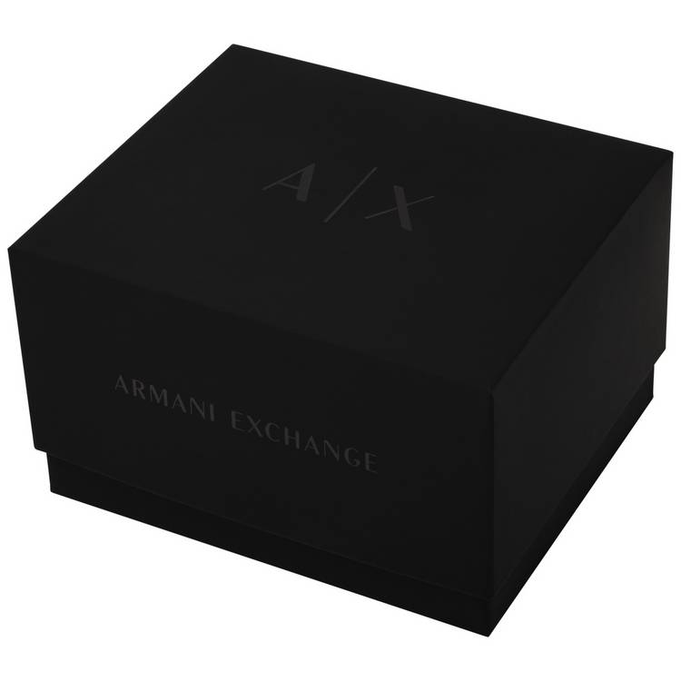 Armani Exchange rose gold-tone watch with stainless steel bracelet 36mm - British product