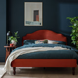 Argos Habitat Sophia Kingsize Velvet Bed Frame - Orange- Buy online at McGrocer
