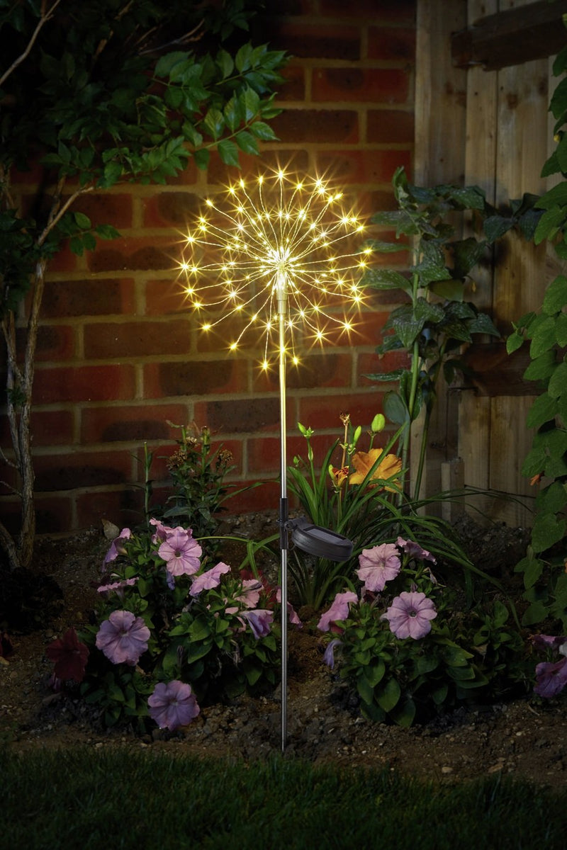 Argos Home warm white solar stake light for garden - British product