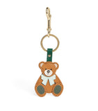 Harrods leather keyring Bear silhouette - British product