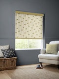 Emily Bond roller blinds Gold Marley Labrador print, imported from the UK