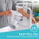 Aqua Optima Oria water filter jug 2.8 litre - British product
