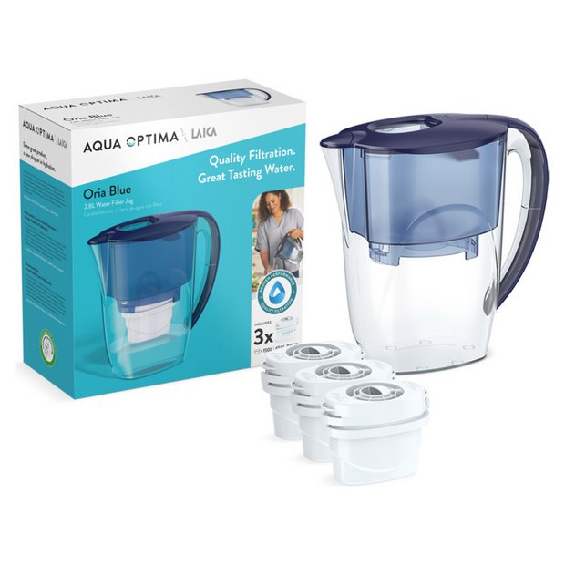 Aqua Optima Oria water filter jug 2.8 litres - British product