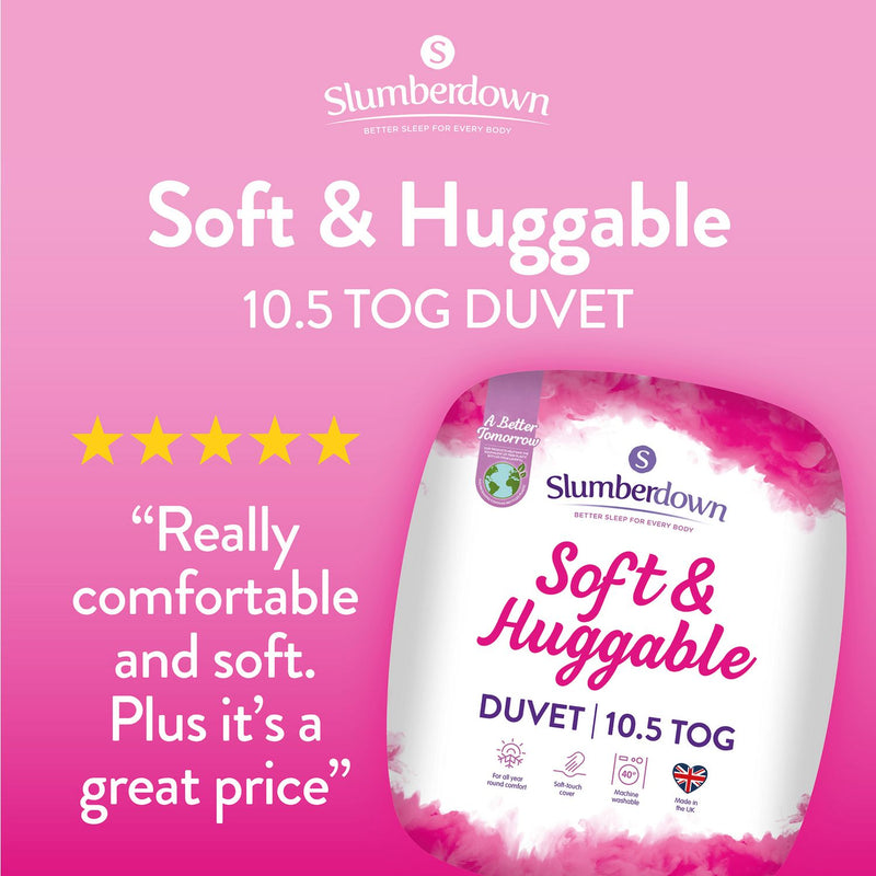 Slumberdown Soft and Huggable 10.5 Tog Duvet King Size (British brand)