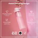 Ion8 rose pink water bottle 500ml, UK version