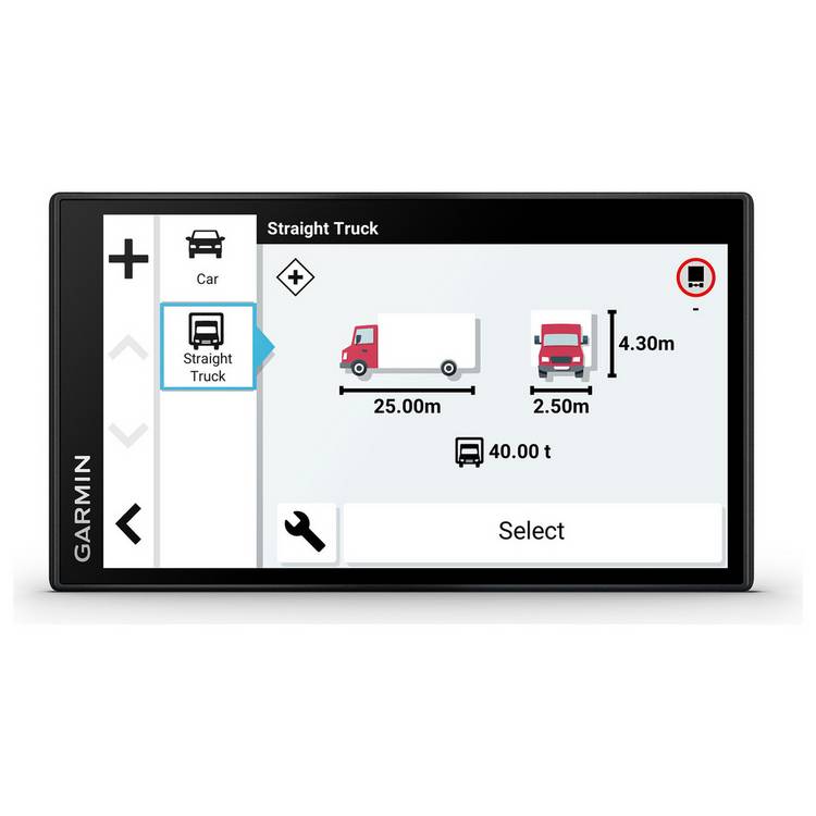 Garmin dezl 610 truck sat nav 6 inch display, imported from the UK
