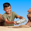 Star Wars Micro Galaxy Squadron Millennium Falcon collectible toy 22.5cm (British brand)