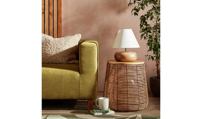 Argos Habitat Pebble Mango Wood Table Lamp Natural and White- Buy online at McGrocer
