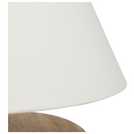 Habitat Pebble Mango Wood Table Lamp Natural and White, UK version