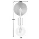 Argos Home Rayner Brass Plug-in Wall Light - British product
