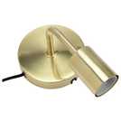 Argos Home Rayner Brass Plug-in Wall Light - British product