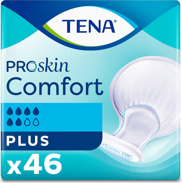 TENA Comfort Plus incontinence pads x46 (British brand)
