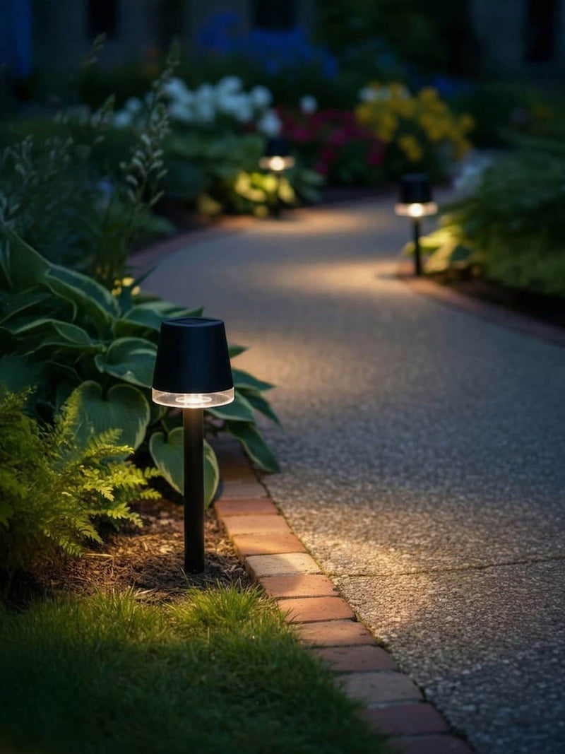 Solar Centre solar post lights warm white pair - British product
