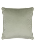 Wylder cushion celandine floral velvet piped 43cm, imported from the UK