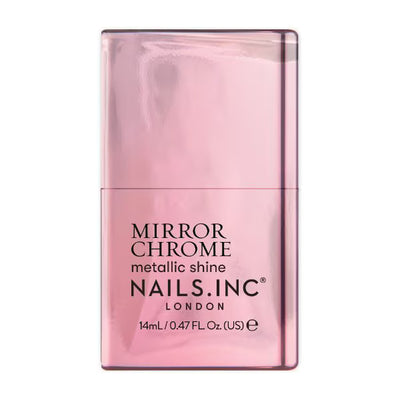Superdrug Nails.Inc Mirror Chrome Pink Polish- Kjøp online hos McGrocer