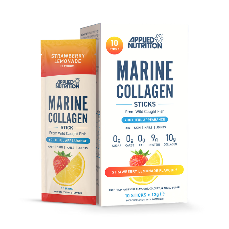 Applied Nutrition marine collagen strawberry lemonade sachets - British product