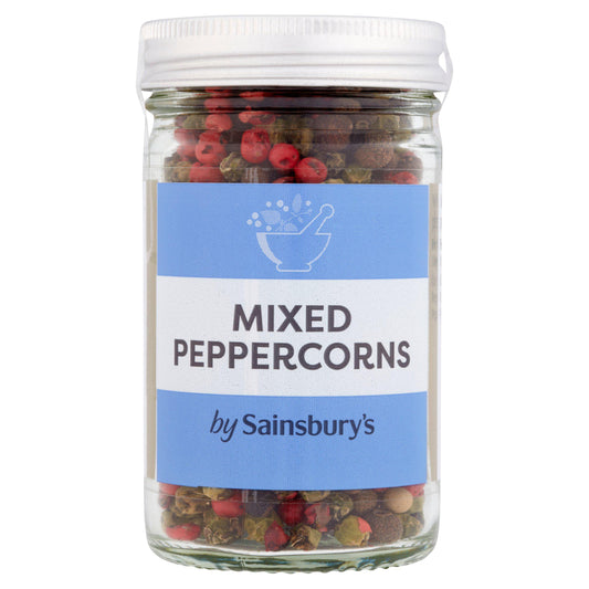 Sainsbury's Mixed Peppercorns 43g Herbs spices & seasoning Sainsburys   