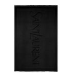 Saint Laurent wool logo scarf, imported from the UK