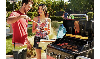 Char-Broil 3 Burner Gas and Charcoal Hybrid Barbecue