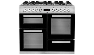 Beko KDVF100X Dual Fuel Range Cooker Stainless Steel 100cm