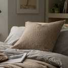 Habitat boucle cushion in neutral, 50x50cm, UK version