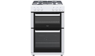 Argos Bush Twin Cavity Gas Cooker White 60cm- Buy online at McGrocer