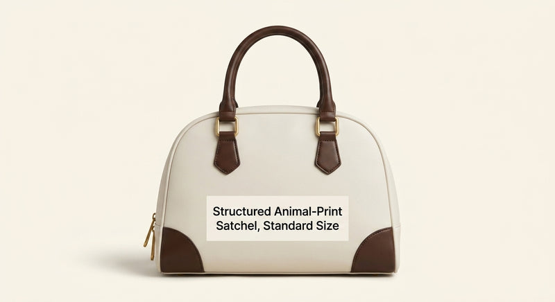 Balenciaga Mini Bolero bowling bag in leopard calfskin, UK version